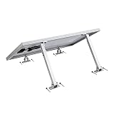Adjustable Solar Panel Tilt Mount Brackets Support up to 300 Watt Solar Panel for Roof, RV, Boat and Any Flat Surface, for on-Grid/Off-Grid Systems