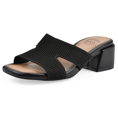 WHITE MOUNTAIN Milled, Bomba Mujer, Tela Negra, 38.5 EU