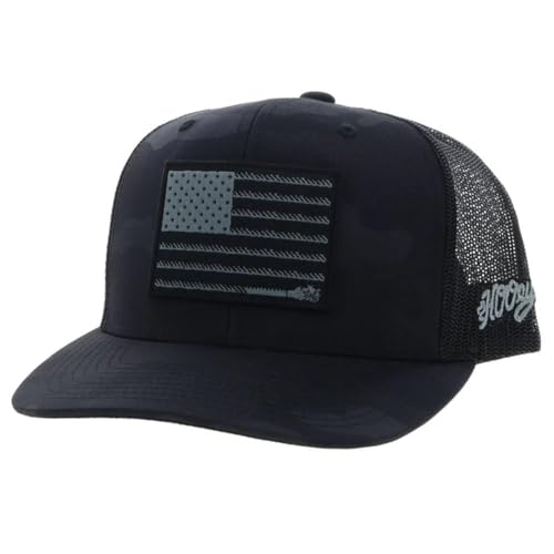 'Liberty Roper' Black Camo Hat