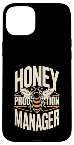 Funny Bee Honey Production Manager �{�I�� �X�}�z�P�[�X iPhone 15 Plus �p