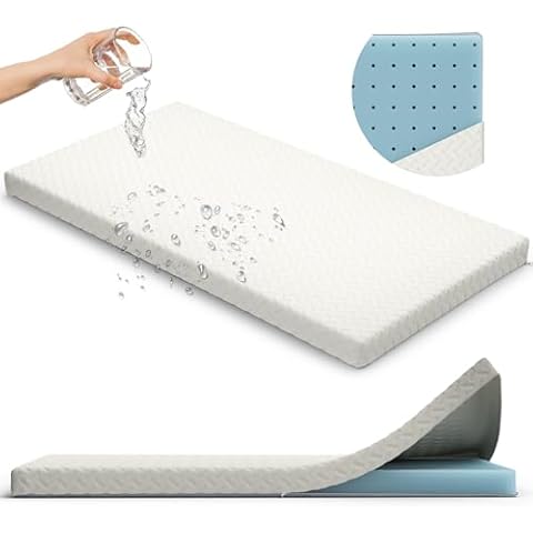 Sleepah 2" Crib Mattress Topper Cover