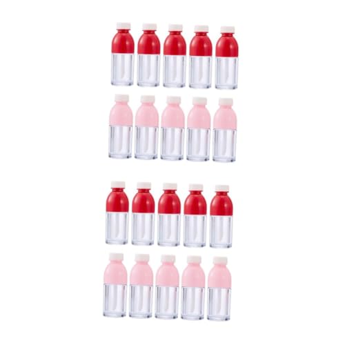 Healeved 2 Series Tubo De Lápiz Labial Travel Bottles Botella De Bálsamo Labial Brillo Vacío Tubos Simplemente Botellas De Aceite De Labios Abs 10 Piezas*2
