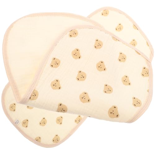 Levemolo Lot de 2 Bavoirs D'épaule en Coton Doux et Réutilisables, Grands Bavoirs Pratiques pour Bébé, Protège Efficacement les Vêtements des Garçon et...