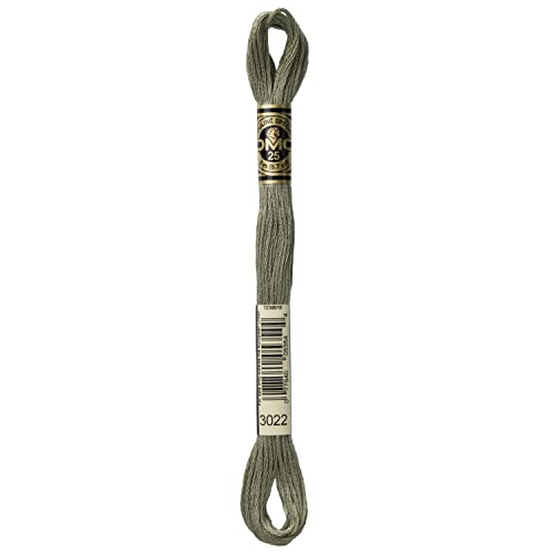 Image of DMC 6-Strand Embroidery Cotton Floss, Medium Brown Grey