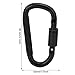 D Shaped Buckle Carabiner, Quick Hanging Lock Outdoor Equipment Tool Aluminum Alloy Carabiner for Attaching to Backpacks Key Rings and Water Bottles