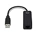 Produktbild HP 2UX21AA#ABB Netzwerk Adapter - USB A auf RJ45 Buchse - Verbinden Sie Ihr Ultrabook mit einem Kabelgebundenen Lokalen Netzwerk