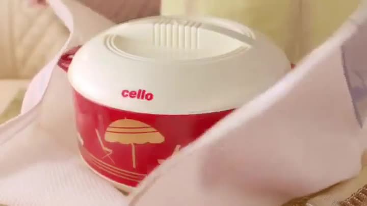 Cello Ultra Plastic 1500 ML Insulated Hot Pot (Red), 1 Piece