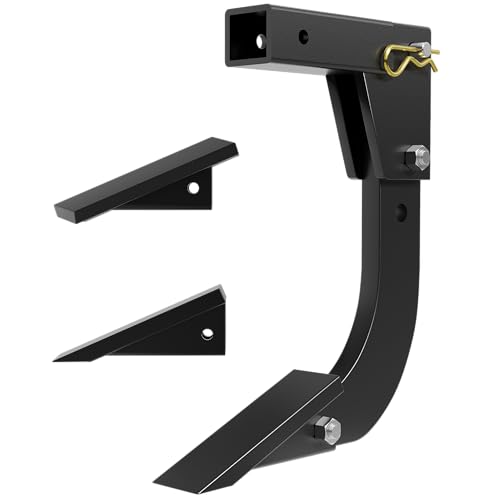 YITAMOTOR Hitch Mounted Ripper, Hitch Mounted Trencher, Hitch Lawn Ripper, Middle Buster Plow for ATV/UTV Tractor with 2' Receiver,16' Rigid Drop Shank Plow with Replaceable Ripper Teeth