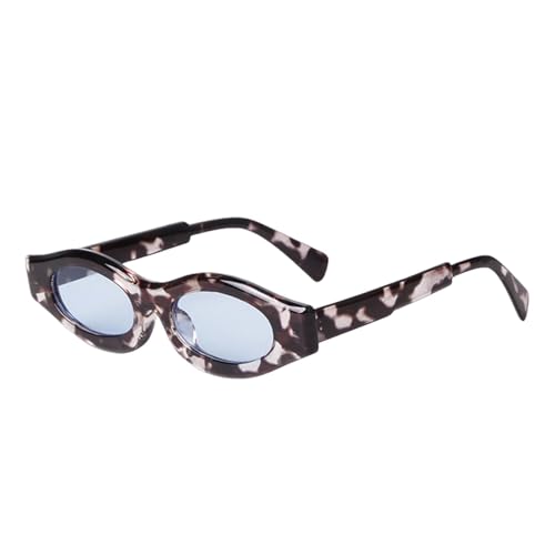 Lunettes de soleil ovales anti-UV à monture transparente pour protéger vos yeux avec style