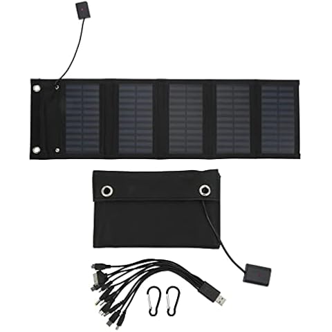 Akozon 25W Solar Panel Battery Charger Cover