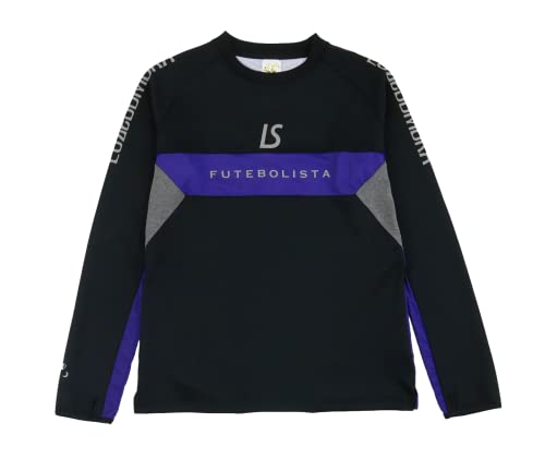 LUZeSOMBRA(ルースイソンブラ) SINGLE FACE LIGHT TRAINING TOP L1211050 (ブラック/パープル, L)