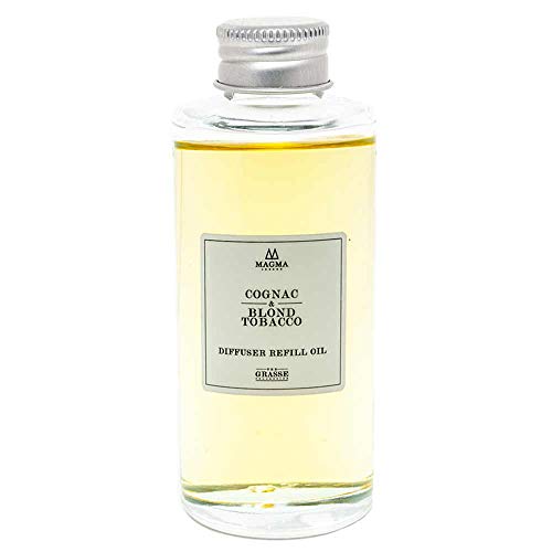Diffuseur Cognac & Blond Tobacco recharge huile 100 ml parfum maison à tiges de roseaux