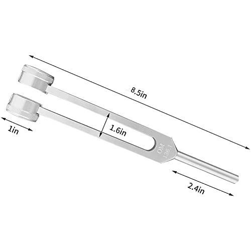 Om 136.1 Hz Tuning Forks For Healing Chakra Tuning Forks Weighted Angel Tuning Forks Medical Sonic Slider Tuning Fork 136.1Hz Frequency Generator For Healing Yoga #TOP3