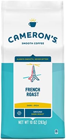 Cameron's Coffee Roasted Ground Coffee Bag, French Roast, 10 Ounce
