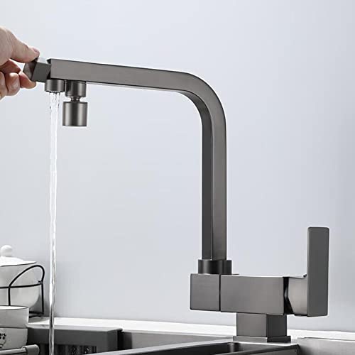 Robinet de cuisine 3 voies pliable pour optimiser les petits éviers - 2