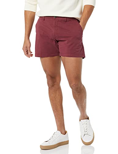 Image of Amazon Essentials Men's Slim-Fit 5 inch Lightweight Comfort Stretch Oxford Cotton Shorts