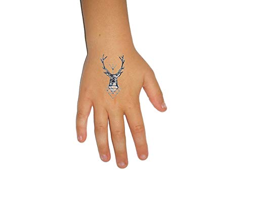 Deer Fawn Collection (Deer Stag Fawn Tattoo Glitter Airbrush Stencils) #TOP2