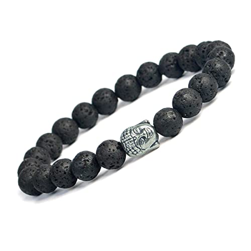 Image of Reiki Crystal Products Certified Natural Crystal Stone 8 mm Round Beads Bracelet for Men and Women | Reiki Charged Gemstone Bracelets | Multiple Stone Variants Available