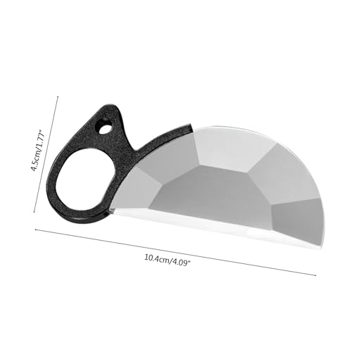 Caleidoscopio de mano de 79 mm con refracciones múltiples de vidrio 2