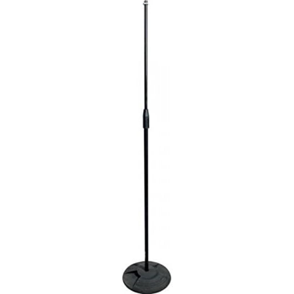 Proel OST110BK - Asta professionale diritta per microfono, con base in ghisa, Nero Opaco