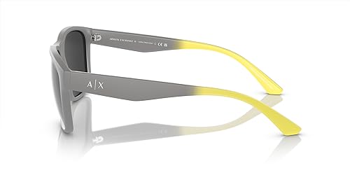 Image of Armani Exchange mens Ax4135s Rectangular Sunglasses