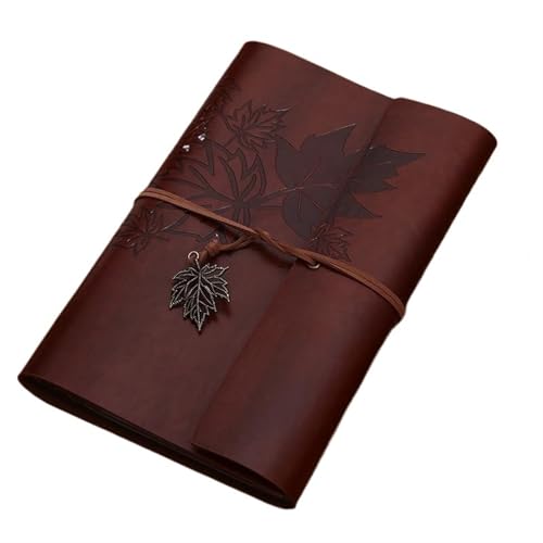 Carnet de voyage rétro A7 journal de bord en papier kraft et cuir PU pour fournitures de bureau