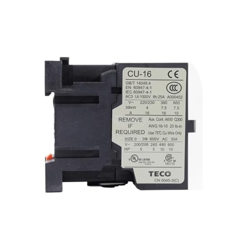 Contacteur AC CU-16 24V pour commande de circuits electriques industriels