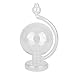 Storm Glass Weather Predictor for Men Women, Creative Globe-Shaped Storm Glass Bottle Desktop Weather Station Weather Predictor Stunning Decoration, Blue