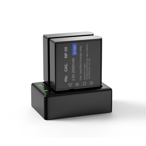 Chargeur C50 et batterie NP50 NBDDIGITAL pour appareil photo et caméscope