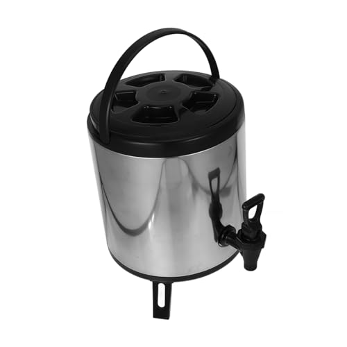STOBAZA Stainless Steel Insulated Beverage Dispenser Hot Cold Drink Dispenser for Events Stainless Carafe Versatile Beverage Cooler for Catering