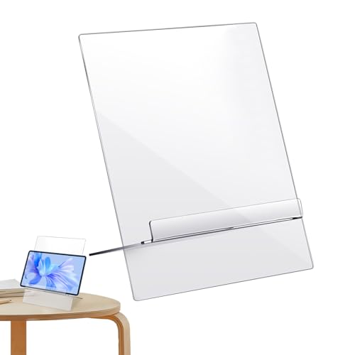 Supporto per libri in acrilico, per libri di cucina e tablet, per casa, cucina, bancone, biblioteca, scuola, museo, lavoro, famiglia, amici, ricettari