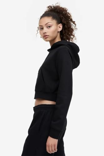 Image of Solid Women's Casual Zipper Hoodie for Winter