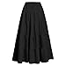 Girls Cute Bow Tiered Flowy Maxi Skirt Elastic High Waisted Summer Boho A-Line Long Swing Beach Skirts for 4-15 Years