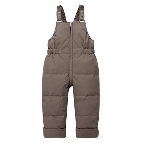 YRAETENM Toddler Baby Boys Girls Winter Snowsuit Kids Snow Bib Pant and Jacket Set 2 Piece Cartoon Sweety Infant Snowsuits4