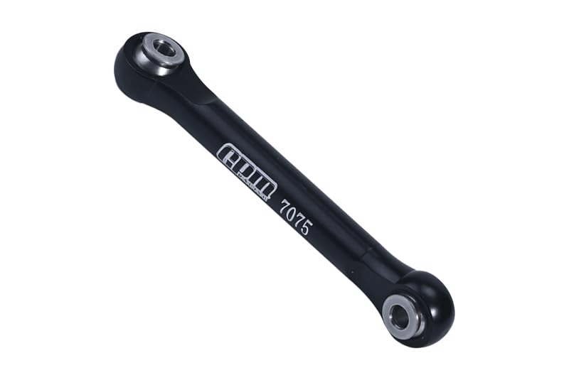 GPM Aluminum 7075 Steering Linkage with Pre-Assembled with Pivot Balls for TRAXXAS 1/6 XRT 8S 78086-4 (Black)