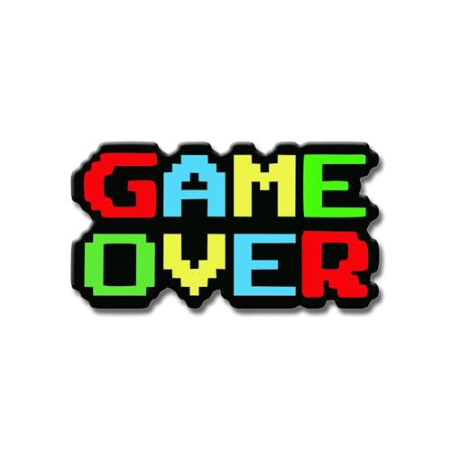 Image of Yey Stylish Fridge Magnet for Refrigerator - Multicolour 3x2 Inch Decorative Kitchen, Home & Office Accessory Idea for Decor Lovers (Game-Over)