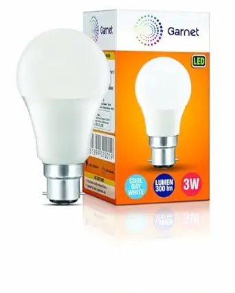 navtarang 3w Bulb B22 6500K WIP and 22w Panel Light Al ECO RD6500K BLB Combo