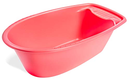 Heless 910 - Puppenbadewanne, ca. 41 x 22 x 13 cm groß, in Rosa, toller...