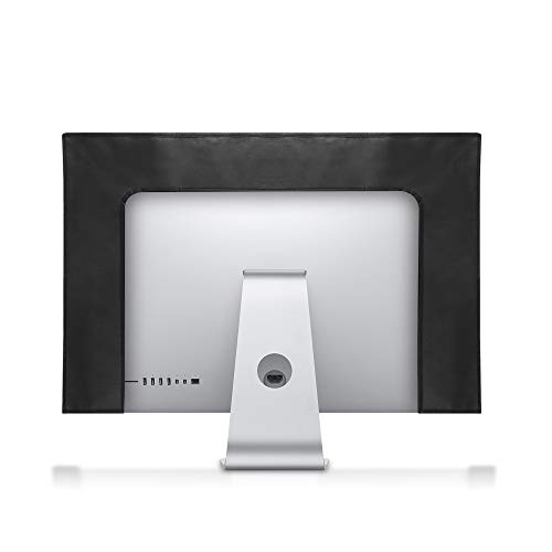 Kwmobile Monitor Cover Compatible With 31-32" Monitor - Dust Cover Computer Screen Protector - Black #TOP1