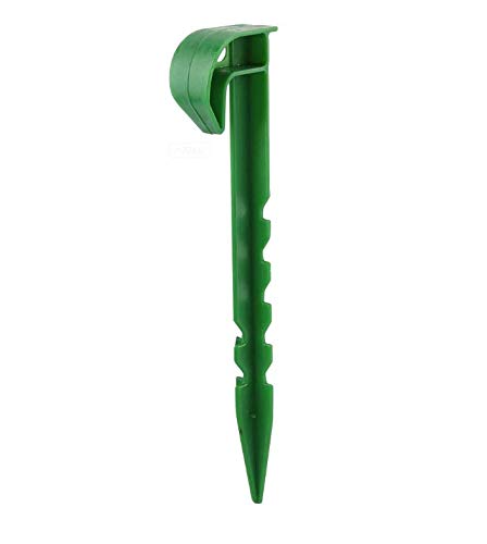 10 Picchetti Da Giardino In Plastica Per Fissare Reti E Teli - Antiruggine E Riutilizzabili - 3