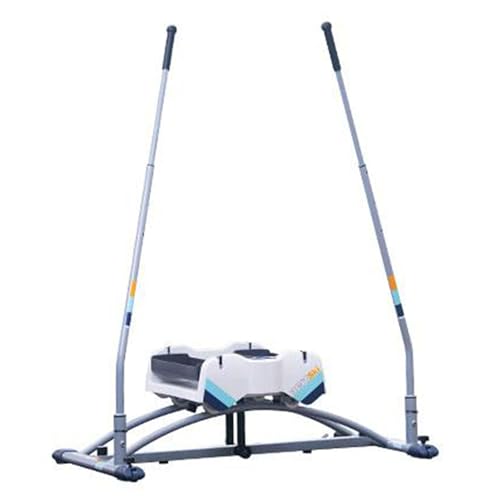 Aeroski Ski Simulator Workout Machine w/ Recoil Spring Resistance, 2 Poles & VR Goggles - Low Impact Elliptical Exercise Equipment for Home and Gym