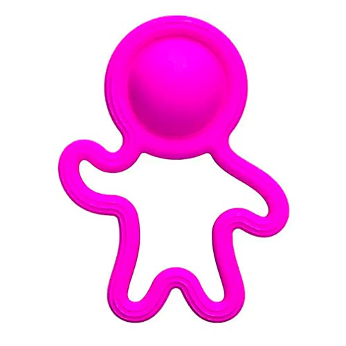 Image of Fat Brain Toys Lil Dimpl Pink - Popping Sensory Toy & Teether, Ages 0+