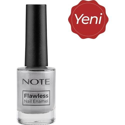 Note Cosmetics Nail Flawless Oje 120 Silver Moon, Gri