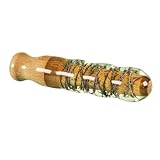 Klassischer Holz Dildo mit Stacheldraht - BDSM - 18cm x 3,8 cm - Premium Sexspielzeug - tinglytime