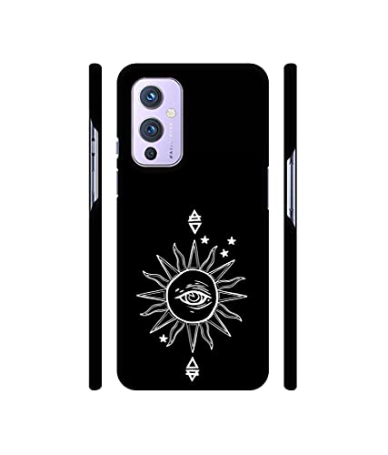 Image of Amazon Brand - Solimo Designer Sun 3D Printed Hard Back Case Mobile Cover for OnePlus 9