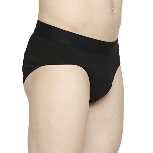 Image of Underjeans Men's Cotton Blend Regular Fit Printed Brief