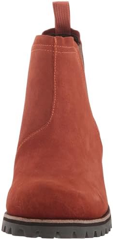 Chaco Women's Fields Chelsea Waterproof Boot, Rust Suede, 9 | Image 1