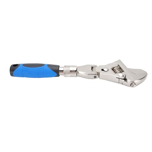 Llave de trinquete de cabeza flexible con giro de 180 grados ajustable 4
