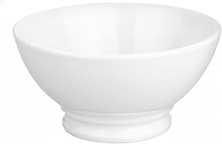 Pillivuyt 13-Ounce Traditional European Coffee Bowl, White
