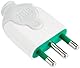 Italienischer Stecker aus 2 Materialien